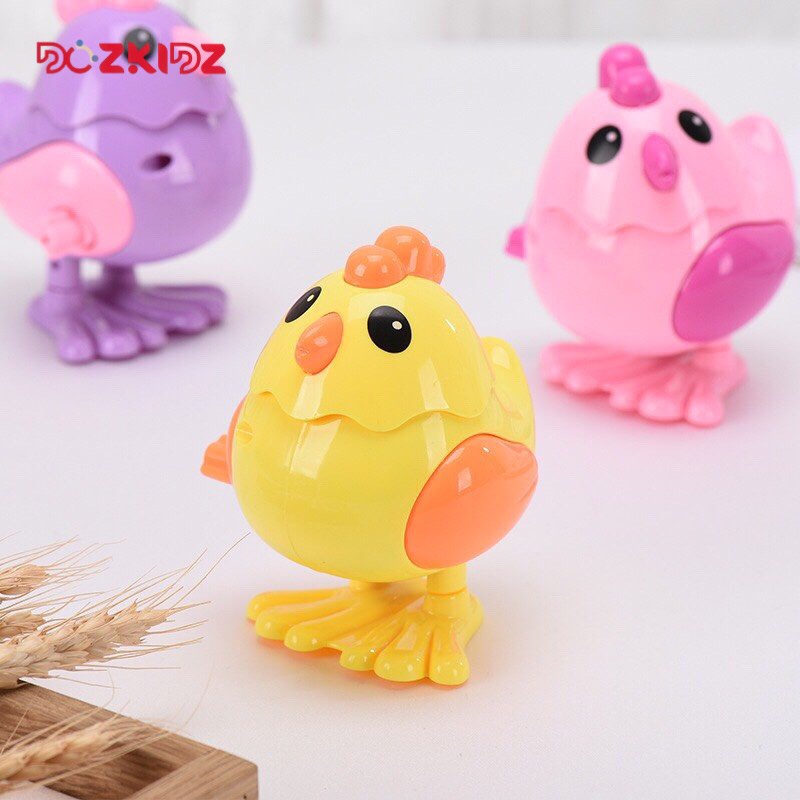 Đồ chơi con gà chạy cót ngộ nghĩnh cho trẻ từ 6 tháng tuổi trở lên – Dozkidz