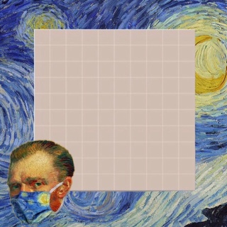 Set giấy note, giấy ghi chú Vincent Van Gogh {Starry Night}