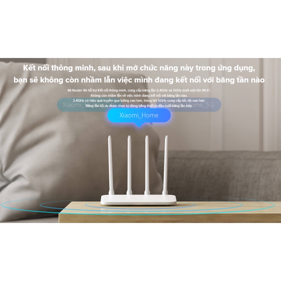Bộ định tuyến AC1200 băng tần kép tốc độ cao Xiaomi Mi Router 4A - Chính hãng