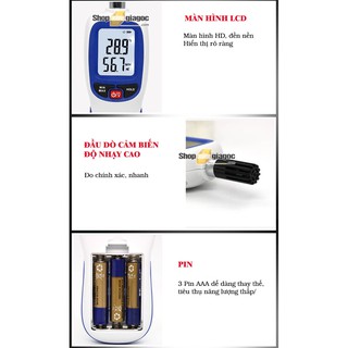 Máy Đo Nhiệt Độ Và Độ Ẩm Benetech GM1363