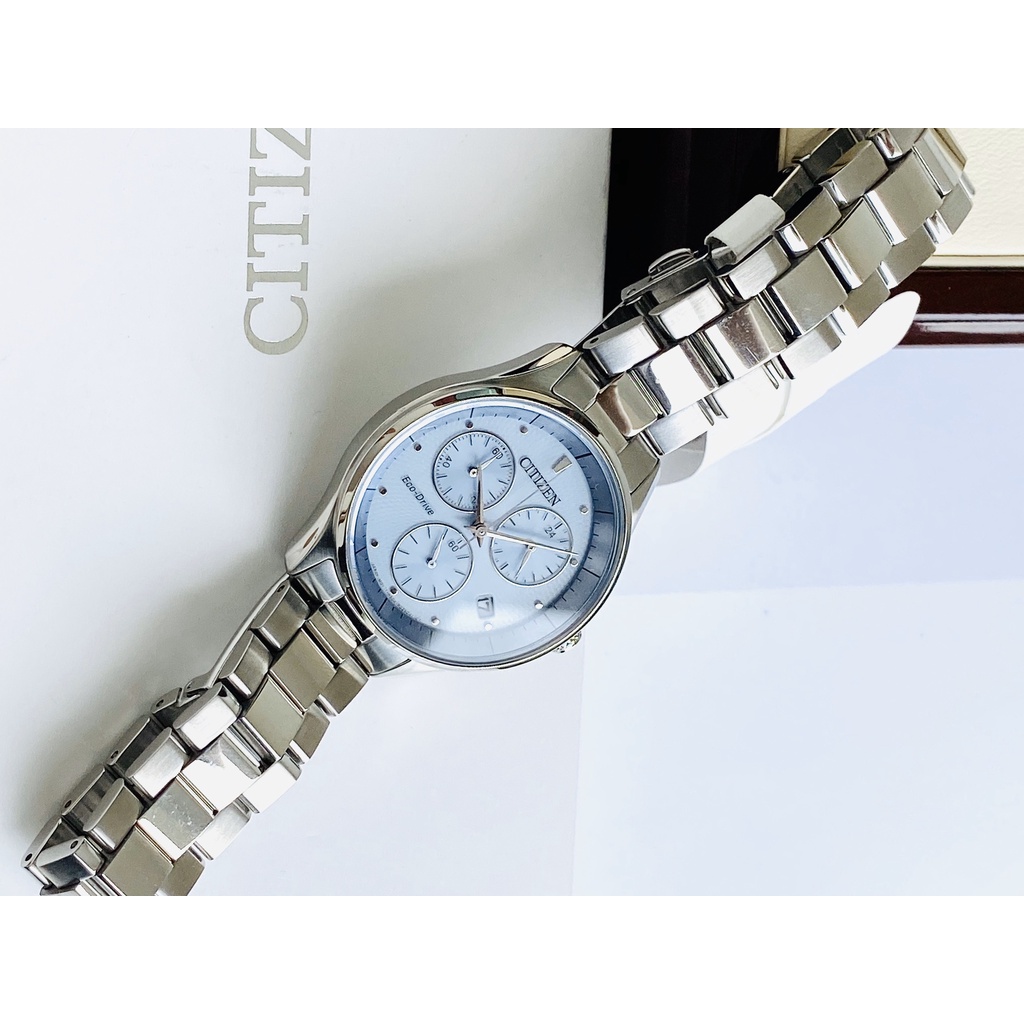 Đồng Hồ Nữ CITIZEN Eco-drive FB1440-57L Chính Hãng Tặng Dây Da Cao Cấp