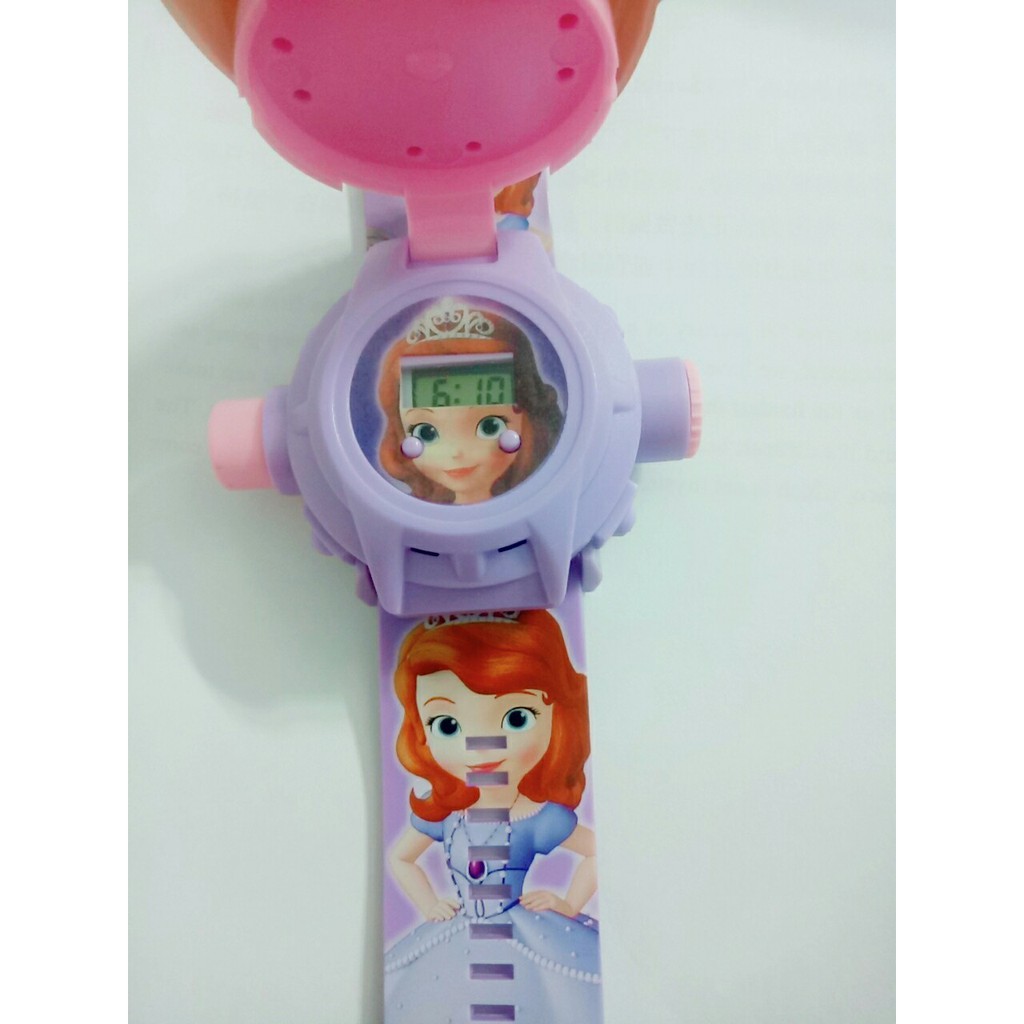 Đồng hồ  chiếu 24 hình 3D công chúa sofia | BigBuy360 - bigbuy360.vn