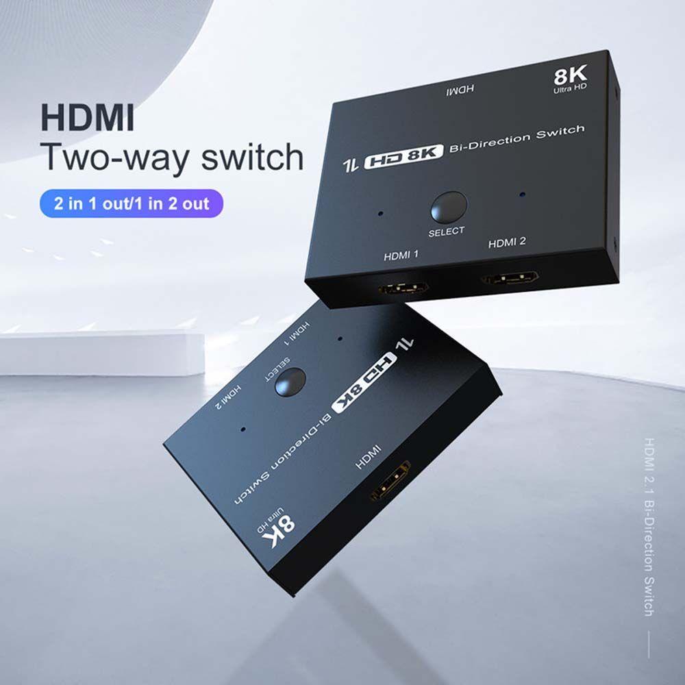 Bộ Chia Chuyển Đổi HDMI 2.1 8K @ 60Hz 4K @ 120Hz Ultra HD Đa Hướng