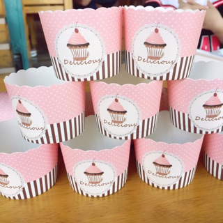 Ly giay Cupcake tròn size S đủ mẫu