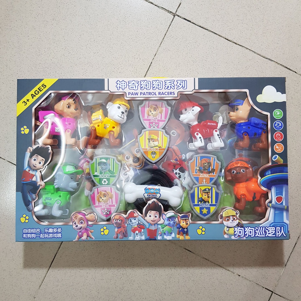 Hộp quà tặng đồ chơi 6 chú chó cứu hộ paw patrol cho bé