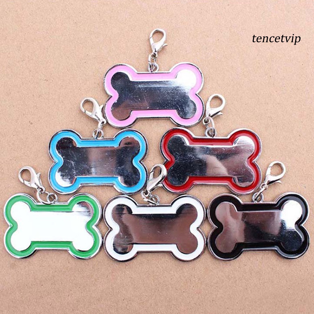 Thẻ Tên Hình Khúc Xương Độc Đáo Thời Trang Cho Thú Cưng
