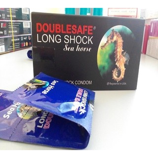 BCS Kéo Dài Thời Gian Quan Hệ mỏng 0,05 Doublesafe Long Shock 12 Cái (hộp ngang)