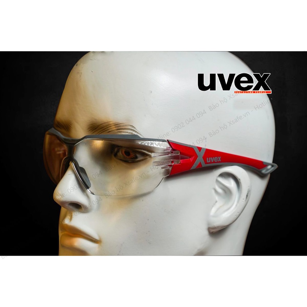 Kính bảo hộ UVEX PHEOS CX2 9198258 chống bụi, chống đọng sương trầy xước vượt trội, ngăn chặn tia UV, mắt kính đi xe máy