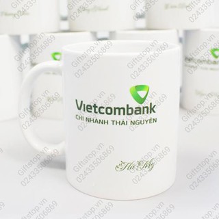 Cốc sứ in thương hiệu, logo ngân hàng, công ty, doanh nghiệp