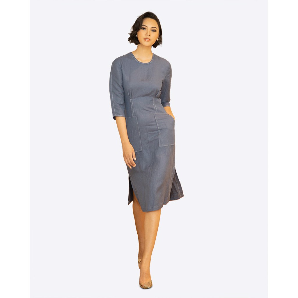 Đầm Linen Xanh F2 Fashion &amp; Freedom