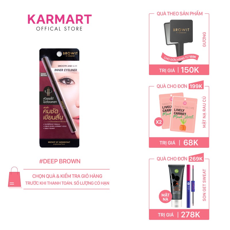 Kẻ Viền Mắt Trong Browit Smooth And Slim Inner Eyeliner 0.1g | BigBuy360 - bigbuy360.vn