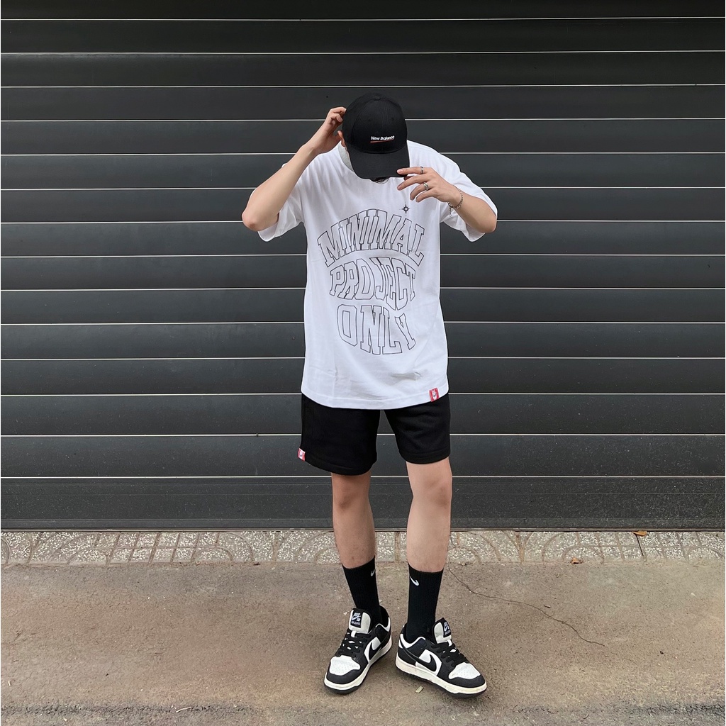 Áo thun form rộng tay lỡ unisex Ủn Ủn Meo Meo® Minimals Project