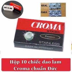 Hộp dao lam 10 lưỡi của đức CROMA chuẩn xịn