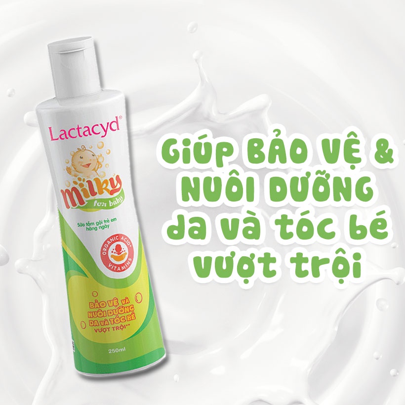 Sữa tắm gội Latacyd Milky, Sữa tắm gội cho bé sơ sinh