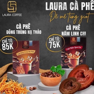 Combo 2 hộp cà phê đông trùng hạ thảo + cà phê nấm linh chi đẹp da nhật kim anh
