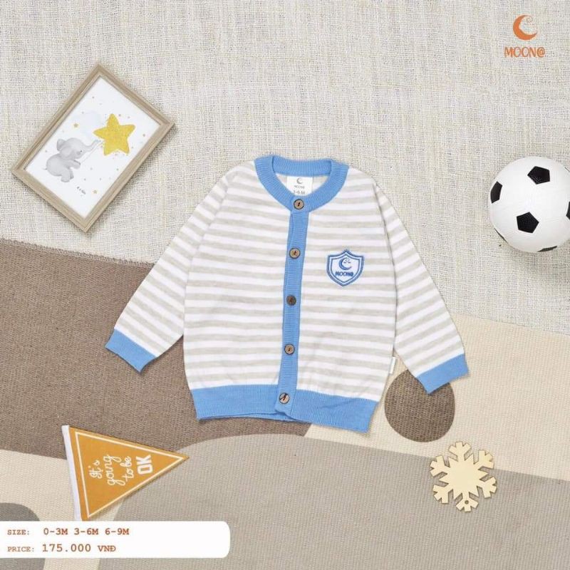Áo len lông cừu Moon cho bé sơ sinh