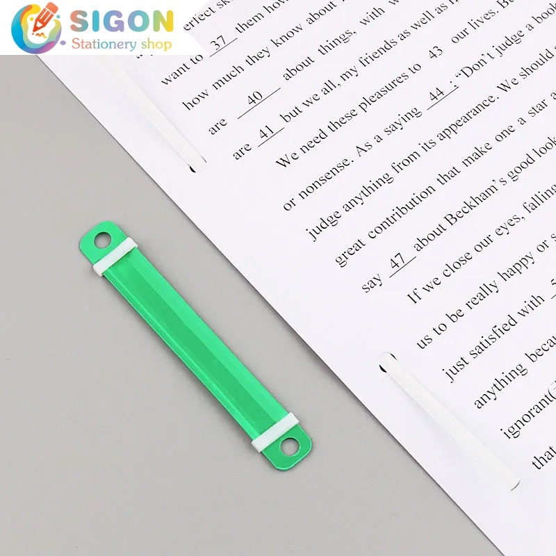 1 Kẹp Cố Định Sách Hai Lỗ Nhiều Màu Sắc Diy