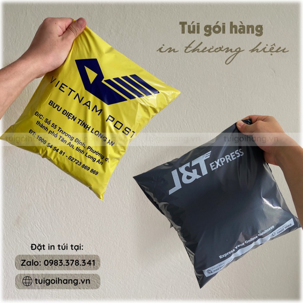 Túi Gói Hàng Xám Đen DEAL SỐC Size 25x35cm Có Sẵn Keo Dán Niêm Phong -