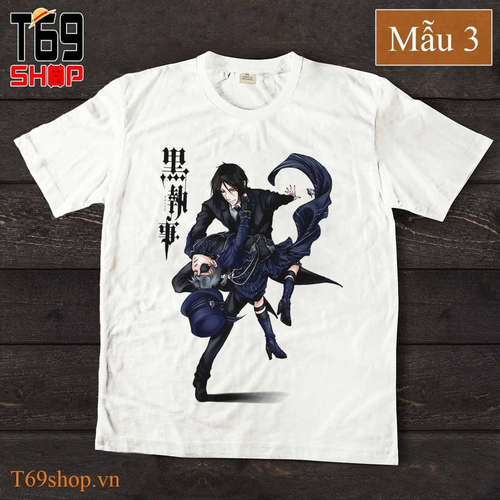 Áo thun anime Kuroshitsuji (Có nhiều mẫu)