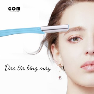 Set 2 dao tỉa lông mày/ tỉa khuôn mày nhỏ gọn tiện lợi sắc nét
