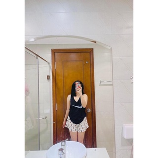 Bigsize (71-85kg)⭐️ Quần đùi thun xòe họa tiết cho nữ mặc nhà mặc ngủ thoải mái