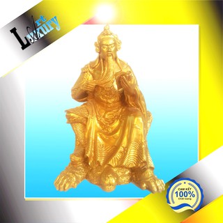 Tượng Quan Công Ngồi Đọc Sách 17 cm , tượng phong thủy để bàn làm việc  TPT54 - Luxury Art