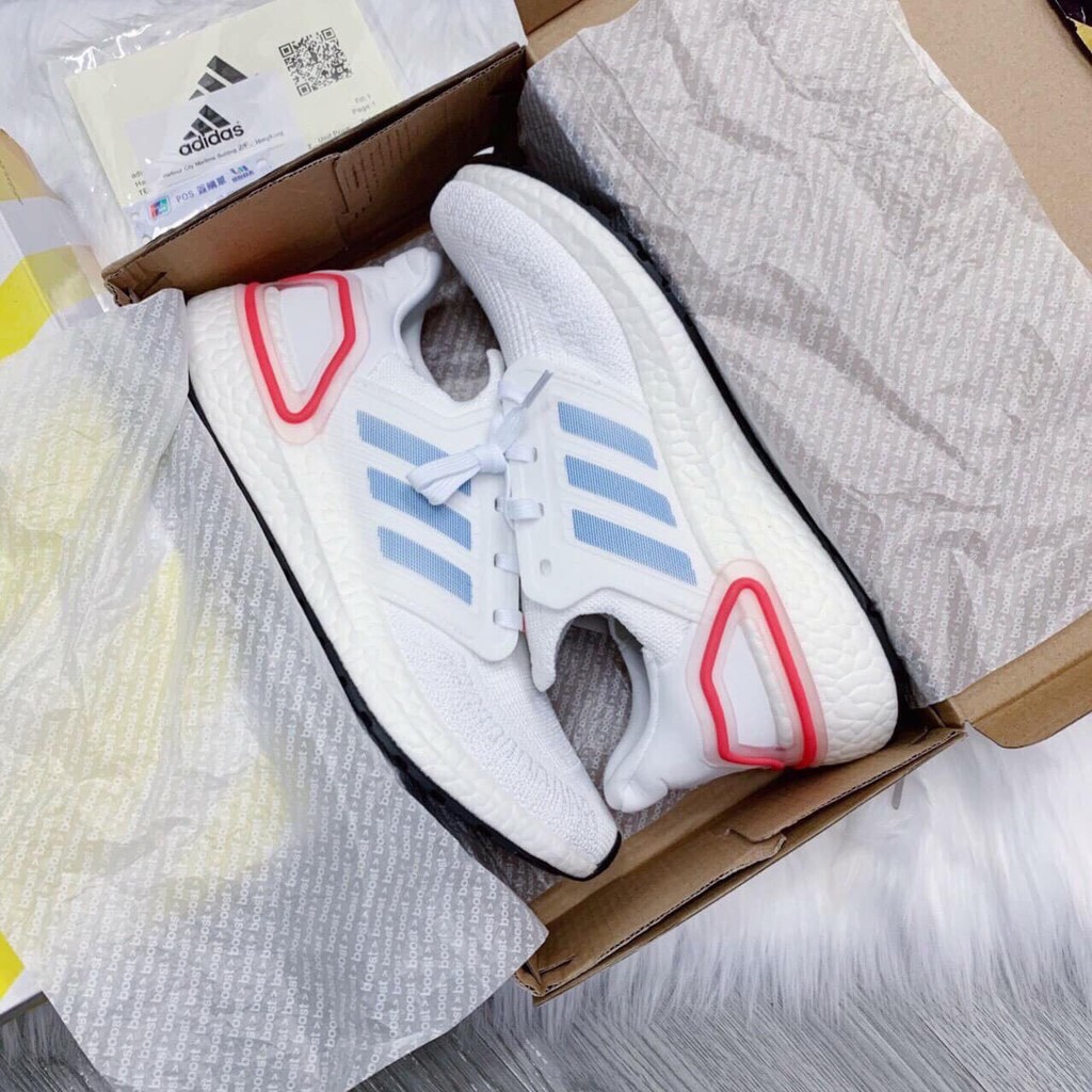 Giày Sneaker Ultraboost 6.0 trắng đỏ (fullbox+freeship)