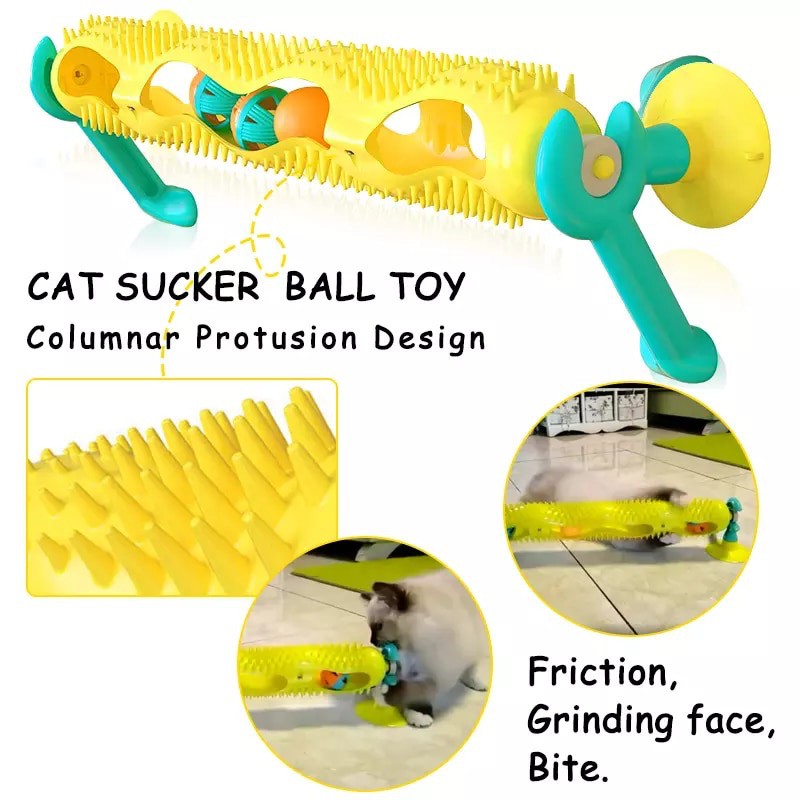 Đồ chơi cho mèo. Hộp banh đa năng vui nhộn  Huấn Luyện Thú Cưng - Tư Duy - Thông Minh Lanh Lợi