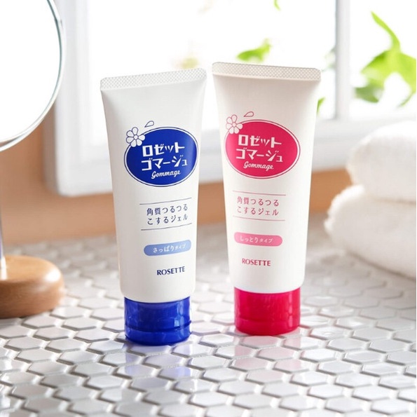 Gel Tẩy Tế Bào Chết Rosette Peeling Làm Sạch và Dưỡng Ẩm 120g Nhật Bản