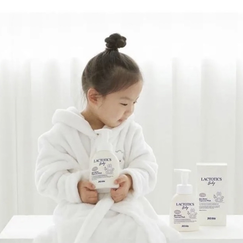 Sữa tắm cho trẻ em và da nhạy cảm BADSKIN - Lactotics Baby Skin Relief Top To Toe Wash