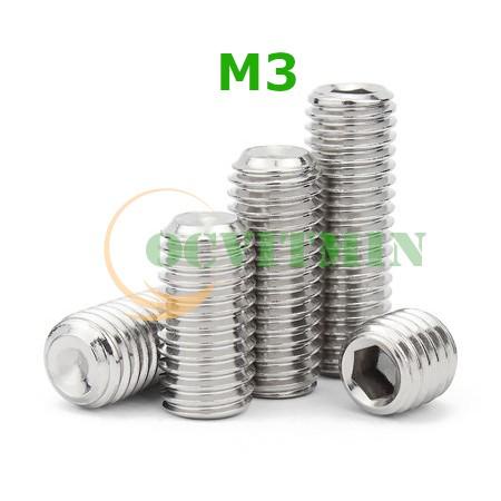 M3VT# - Vít Trí Đầu Lõm M3 Lục Giác Chìm Inox 304 Hơi Hút Nam Châm