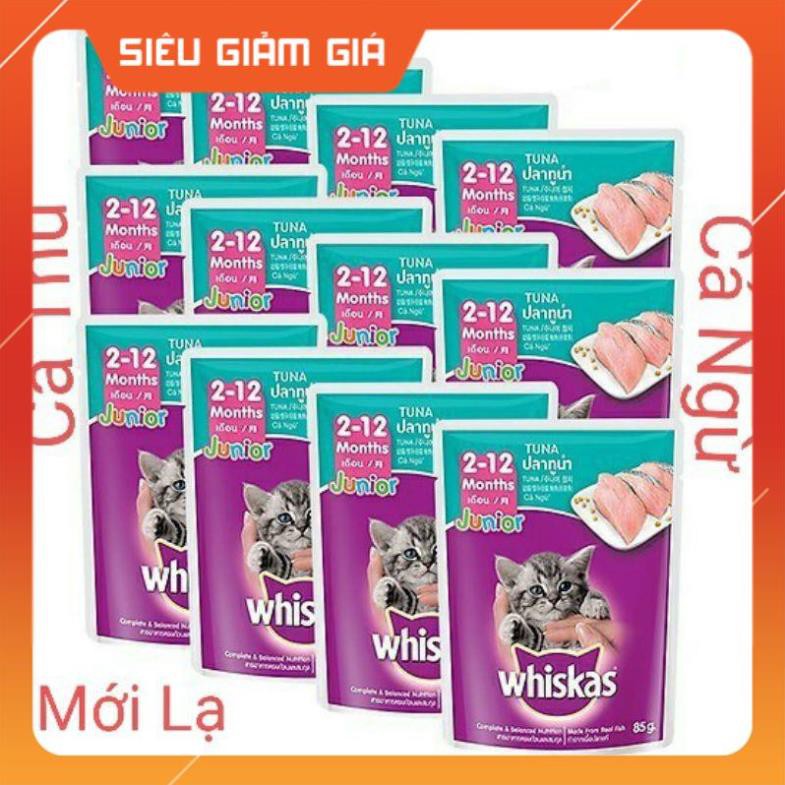 Pate Mèo Whiskas Junior Tuna 85g