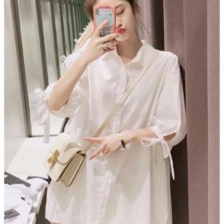 Đầm sơ mi trắng [ hàng hót ]
