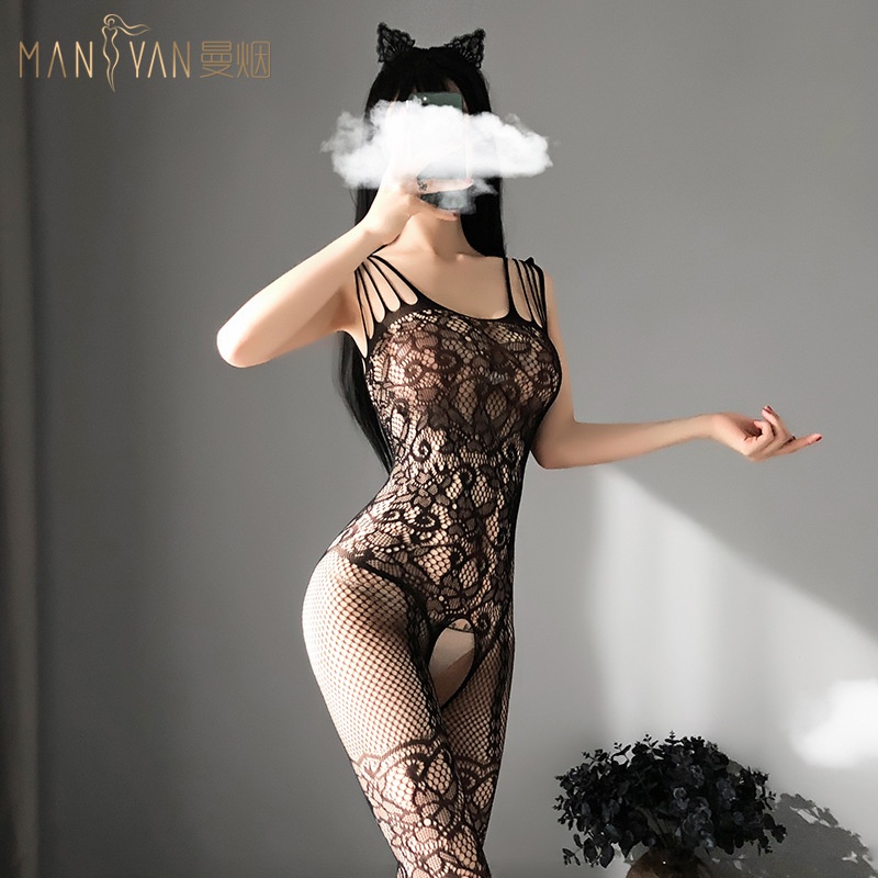 Bộ cosplay liền thân hở đũng body sexy stocking 315