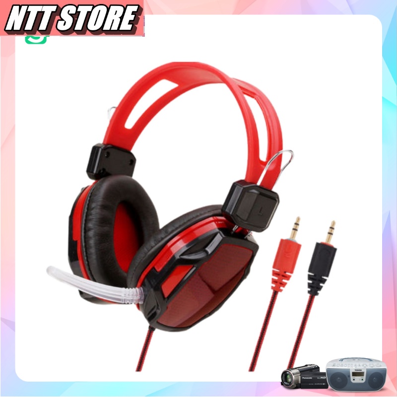 Tai nghe Gaming NG 606 jack cắm usb âm thanh 7 1 bass cực chất led RGB Fullbox NNT Store