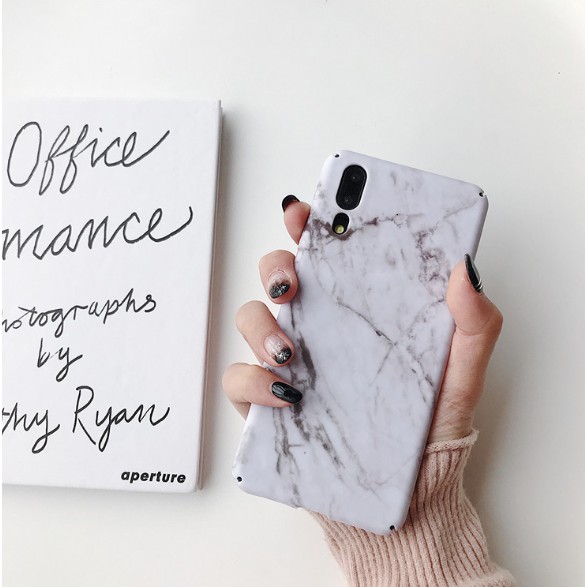 Ốp lưng vân đá cẩm thạch cho xiaomi note 7 / mi 8 / mi 8 lite / mi 9