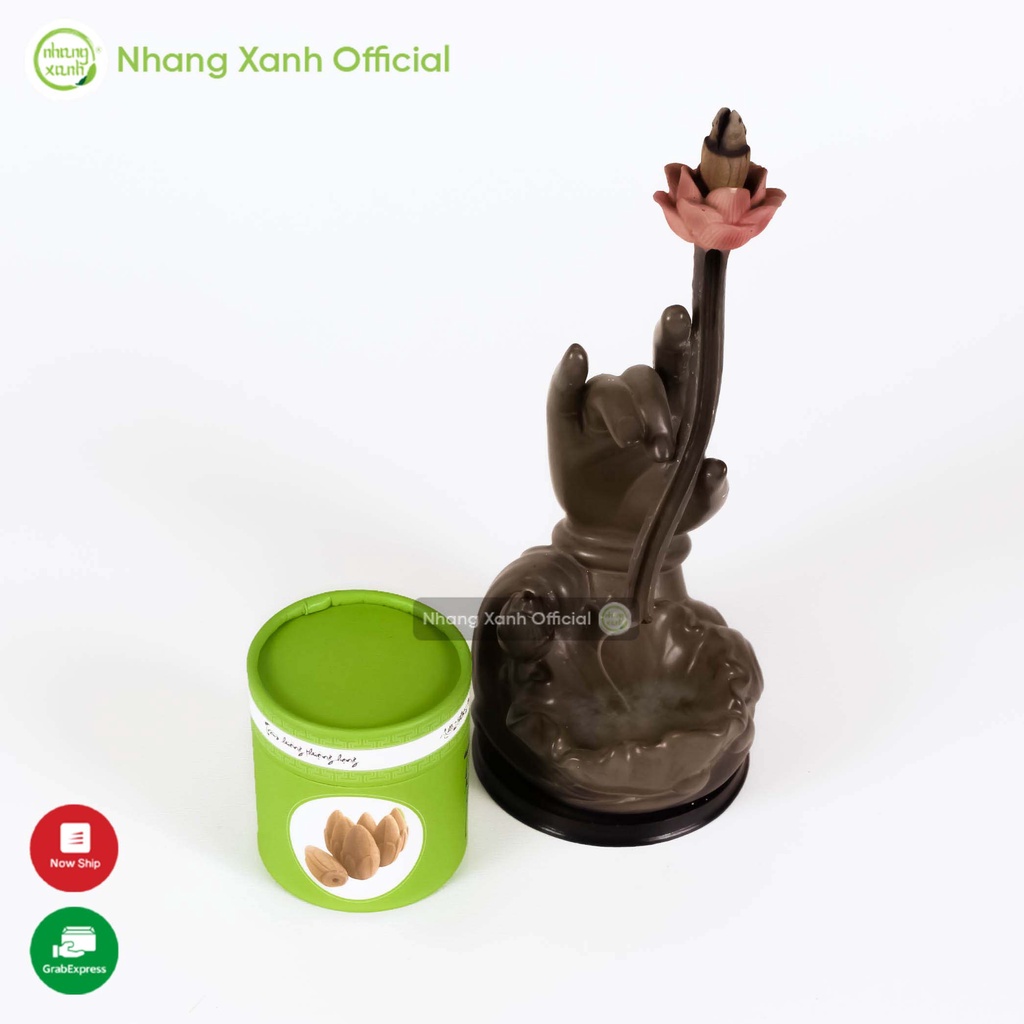 [100% Tự Nhiên] Trầm Nụ Búp Sen - Hộp khoảng 25 viên - Giúp Xông nhà, thanh lọc không khí - Chuyên dùng cho thác khói