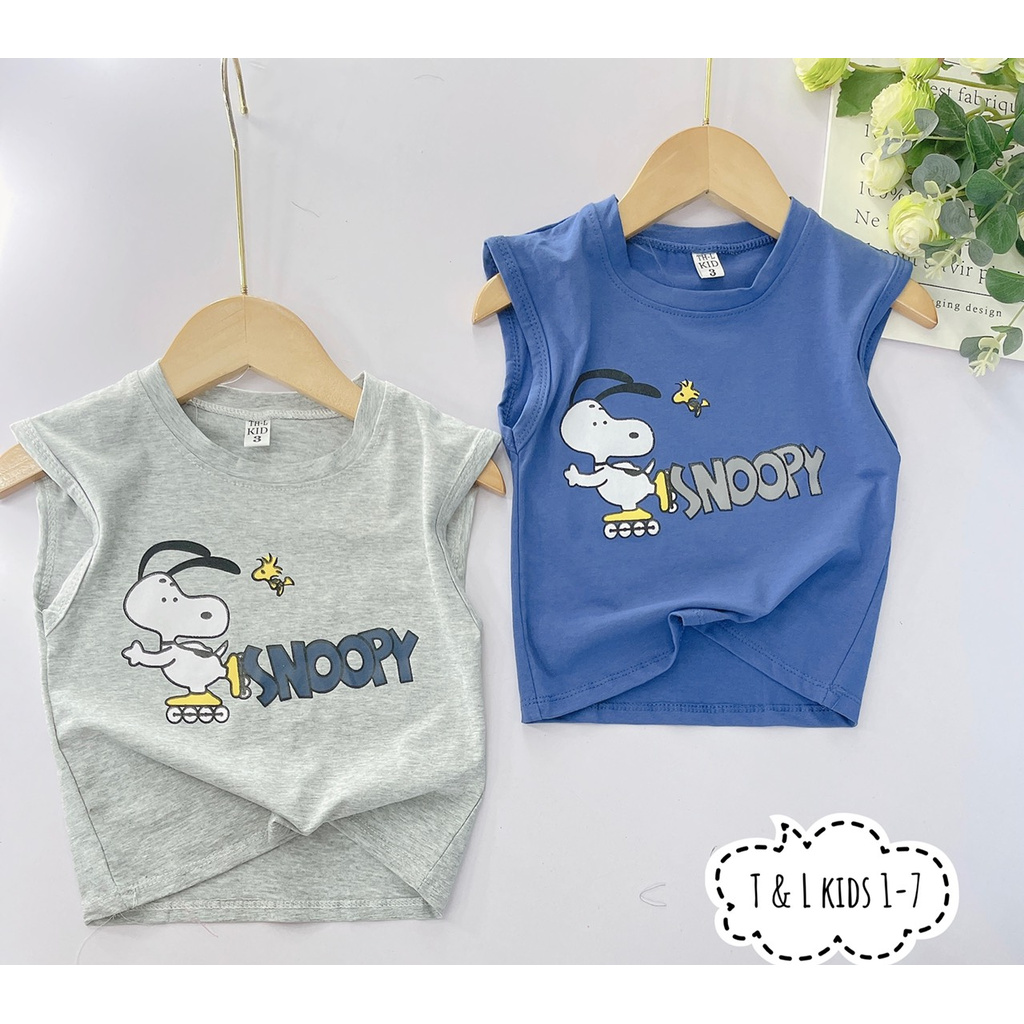 [Siêu Sale] Áo ba lỗ in hình SNOOPY