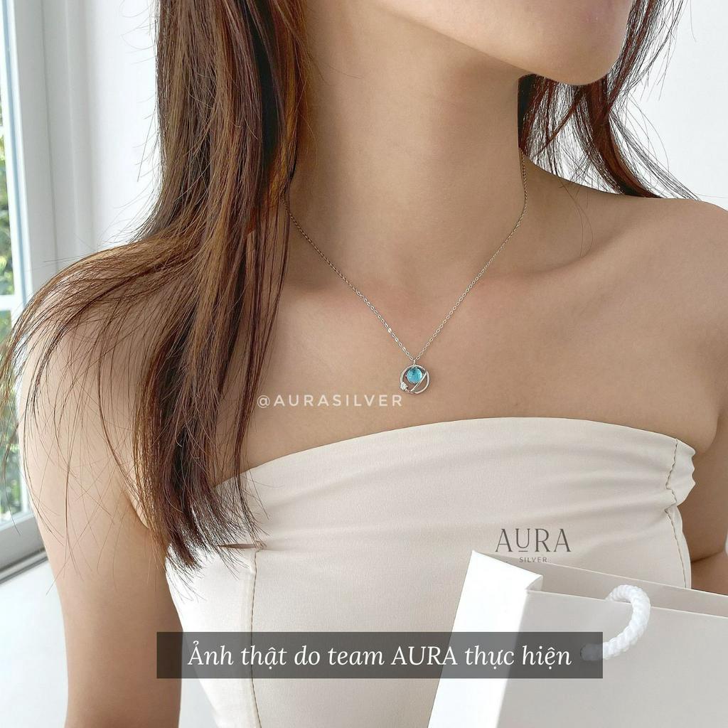 Dây chuyền bạc 925 vòng cổ bạc nữ Planet- Aura Silver-DC41