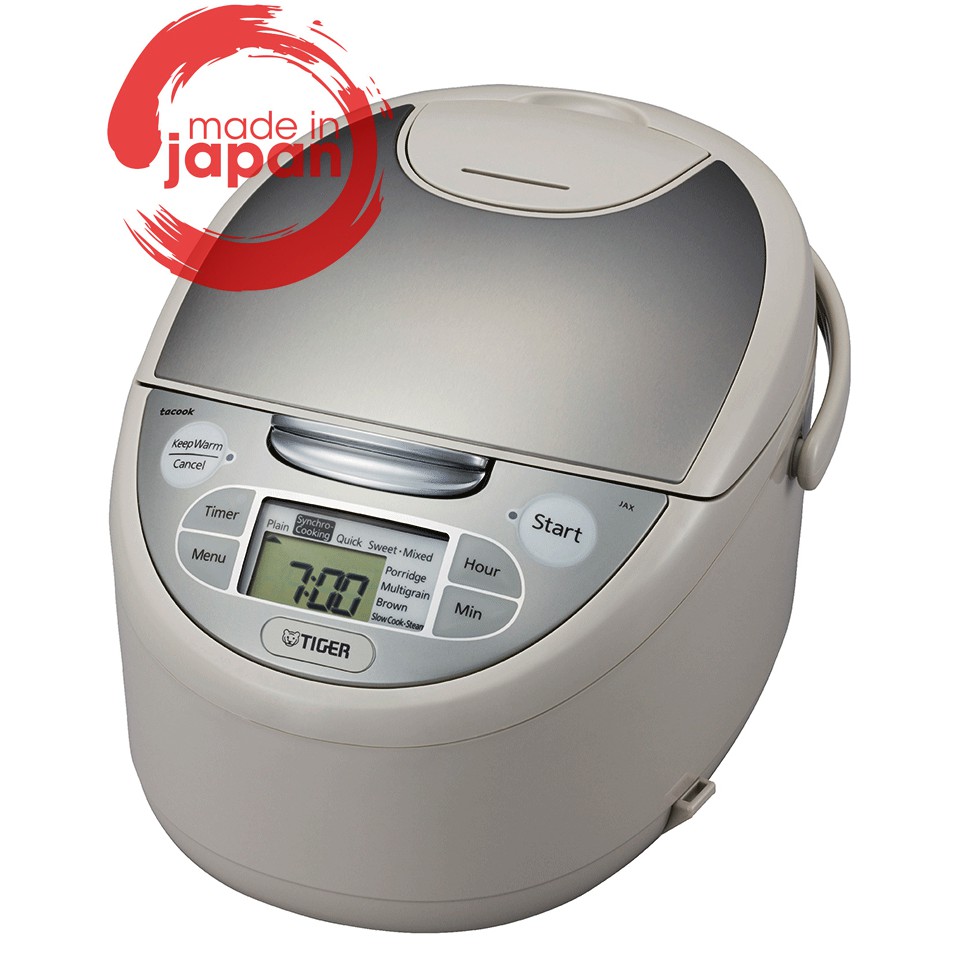Tacook - Nồi cơm điện tử Tiger 4 trong 1 JAX-S10W (1.0L) - Hàng Chính Hãng - Nhập Khẩu Nhật