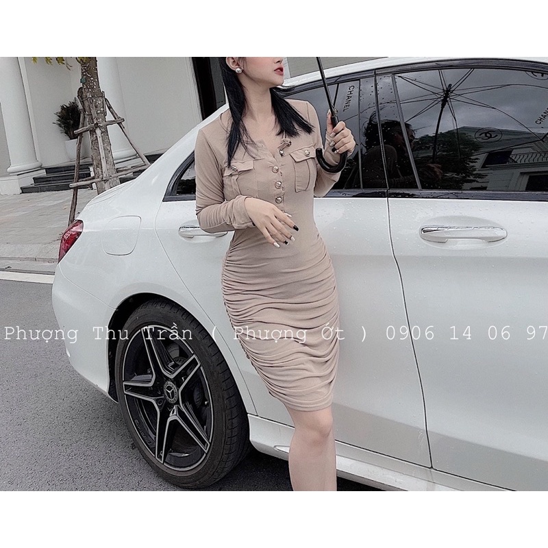 VÁY LEN TĂM BODY KHUY TÚI 3 MÀU NỮ