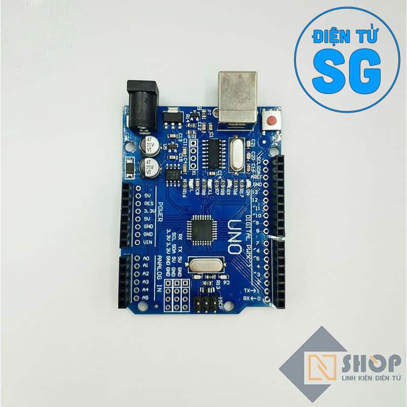 Arduino UNO R3 SMD chip dán (kèm cáp) - R3SMD