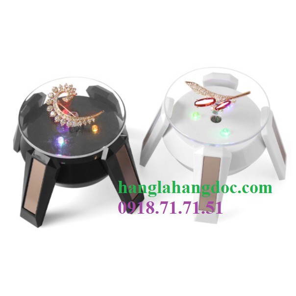 Đế xoay dùng pin & năng lượng mặt trời 360 độ version 5