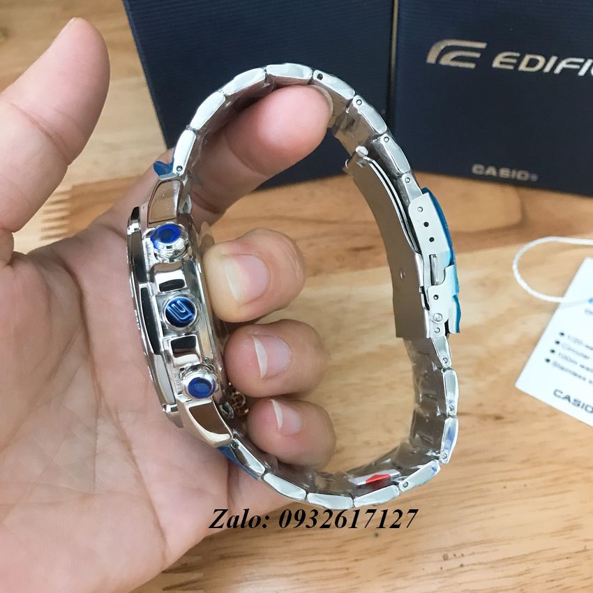 Đồng Hồ Nam Casio EF 550D - 7AV Chronograph 05 kim - Full Box Hãng