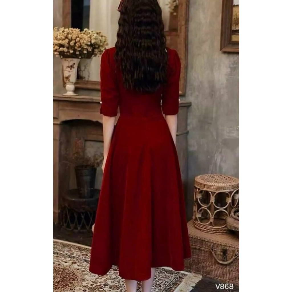 [Mẫu Mới]Đầm Nữ Kiểu Dáng Sang Trọng Chất Liệu Umi Cao Cấp Sành Điệu SOPHIA | BigBuy360 - bigbuy360.vn