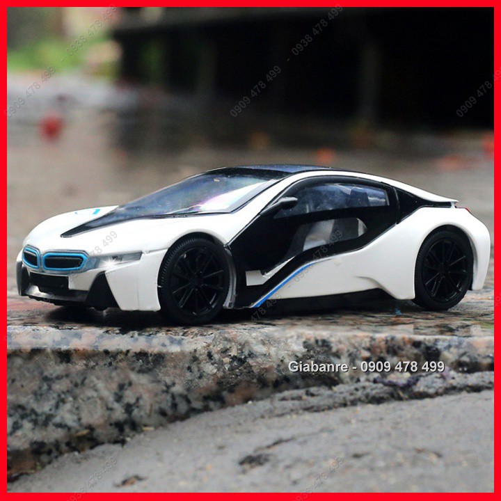 Xe Mô Hình Kim Loại Siêu Xe Bmw I8 - Tỉ Lệ 1:32 - 14cm - 9646