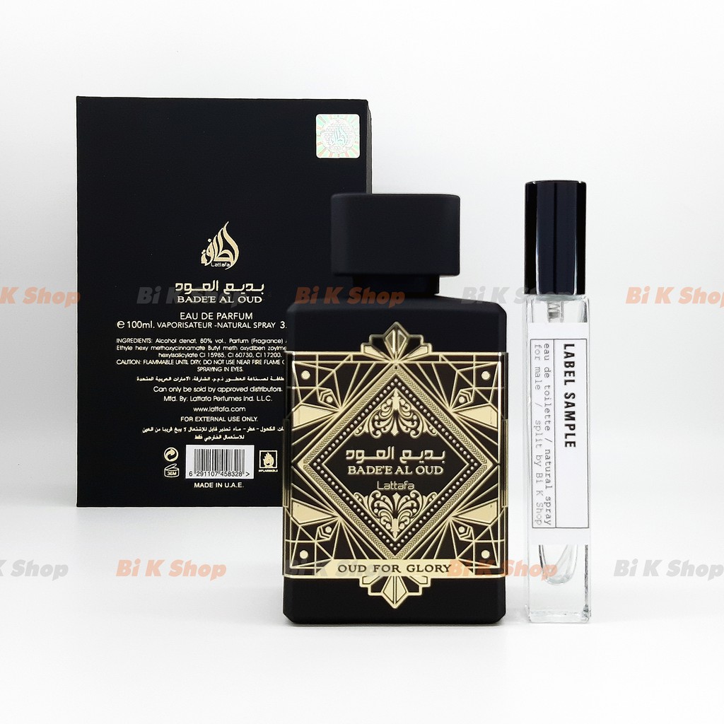 Bi K Shop - Nước hoa Lattafa Badee Al Oud for Glory [Mẫu thử] | Thế Giới Skin Care