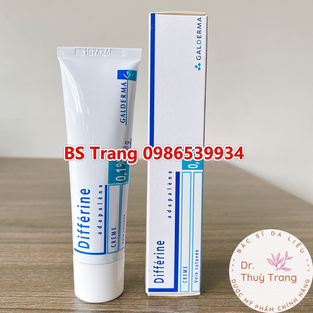 Differin Adapalene 0.1% cream - gel 15g - 30g giảm mụn hiệu quả