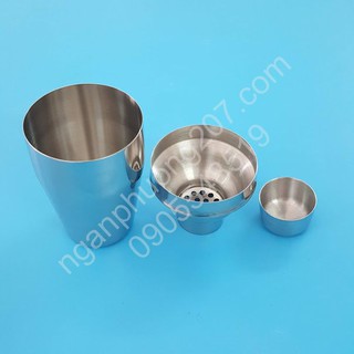 Bình lắc pha chế Cocktail Shaker Inox 350ml