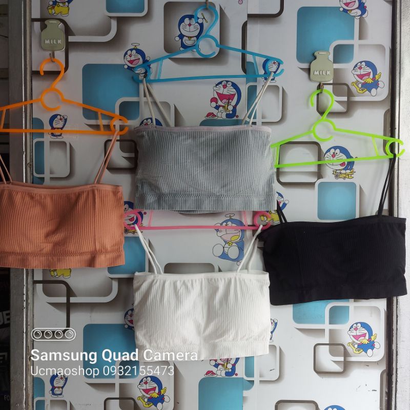 Áo bra ống có mút có dây 0017 quây ngưc ngang